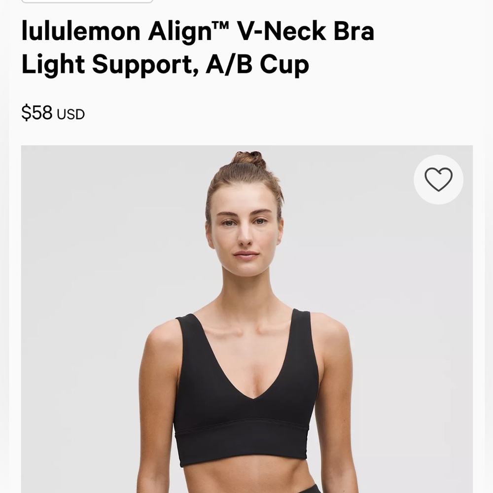 lululemon athletica Align V-neck Bra